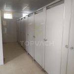 Thi công 400m2 vách ngăn vệ sinh compact cho công ty PST VINA