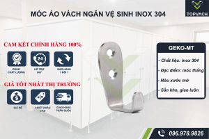 Móc áo vách ngăn vệ sinh geko-mt