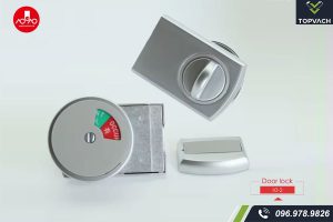 Phụ kiện khóa vách ngăn vệ sinh aogao 10 sliver